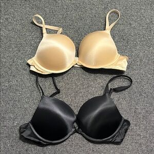 Elegant Women's Bras - Black and Tan